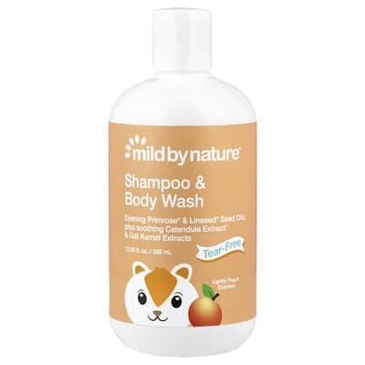 Shampoo & Body Wash, Peach, 12.85 fl oz (380 ml)