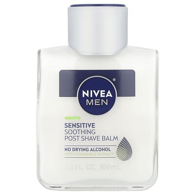 Men, Soothing Post Shave Balm, Sensitive, 3.3 fl oz (100 ml)