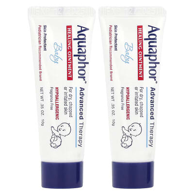 Baby Healing Ointment, Fragrance Free , 2 Tubes, 0.35 oz (10 g) Each