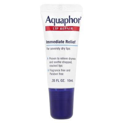 Lip Repair, Immediate Relief, Fragrance Free, 0.35 fl oz (10 ml)