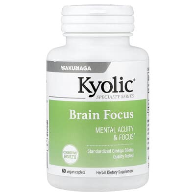 Brain Focus, 60 веганских таблеток (120 mg на капсулу)