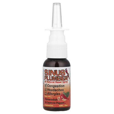 Sinus Plumber™, All Natural Nasal Spray, 1 fl oz (30 ml)