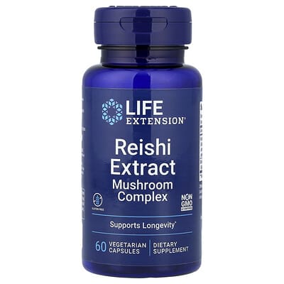 Reishi Extract Mushroom Complex, 60 Vegetarian Capsules