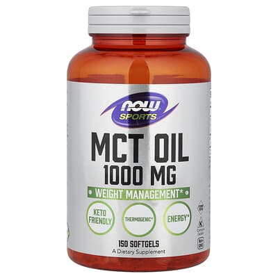 Sports, MCT Oil, 1,000 mg, 150 Softgels