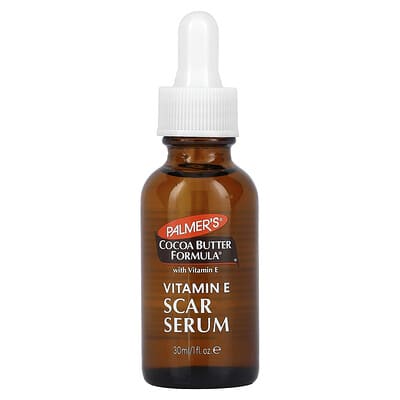 Palmer's Cocoa Butter Formula® с витамином E, сыворотка от шрамов, без отдушек, 1 fl oz (30 ml)