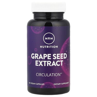 Grape Seed Extract, 100 Vegan Capsules (120 mg per Capsule)