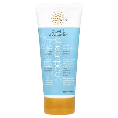 Super Concentrated Shampoo, Olive & Avocado™, For Normal to Dry Hair, 6 fl oz (177 ml)