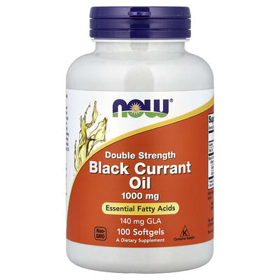Black Currant Oil, 100 Softgels (1,000 mg per Softgel)