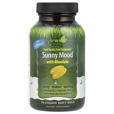 Sunny Mood® with Rhodiola, 75 Liquid Soft-Gels