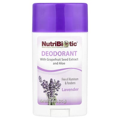 Deodorant, Lavender, 2.6 oz (75 g)