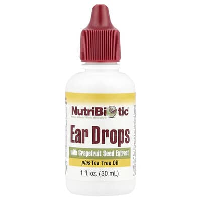 Ear Drops with Grapefruit Seed Extract Plus Tea Tree Oil, 1 fl oz (30 ml)