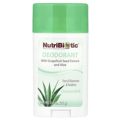 Deodorant, Unscented, 2.6 oz (75 g)