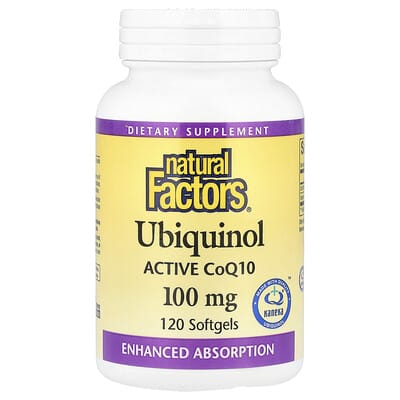 Ubiquinol, Active CoQ10, 100 mg, 120 Softgels