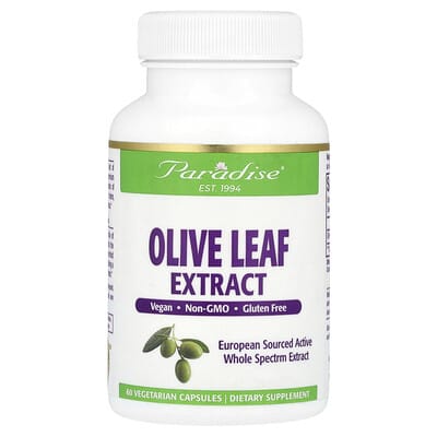 Olive Leaf Extract, 60 Vegetarian Capsules (250 mg per Capsule)