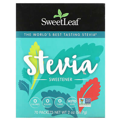 Stevia Sweetener, 70 Packets, 0.028 oz (0.8 g) Each