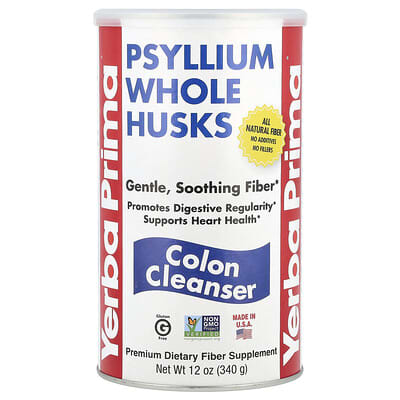 Psyllium Whole Husks, Colon Cleanser, 12 oz (340 g)