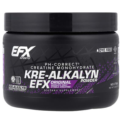 Креатин PH-Correct® Creatine Monohydrate, Kre-Alkalyn® EFX Powder, Neutral, 3.53 oz (100 g)