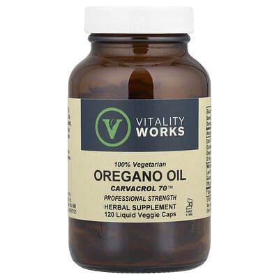 Oregano Oil, Carvacrol 70™, 510 mg, 120 Liquid Veggie Caps