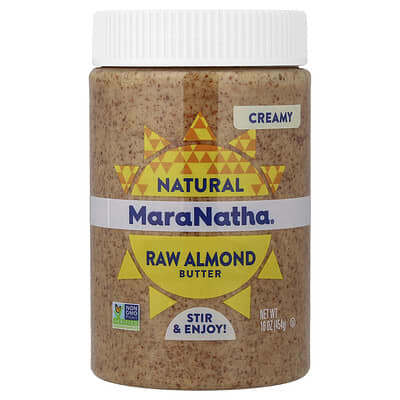 Натуральное сырое миндальное масло, нежное, 16 oz (454 g)