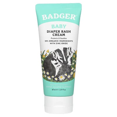 Badger Детский крем от опреростей Calendula 2.9 fl oz (87 ml)