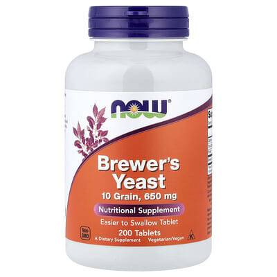 Brewer's Yeast, 650 mg, 200 Tablets