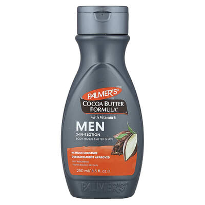 Cocoa Butter Formula® with Vitamin E, Men, 3-In-Lotion, 8.5 fl oz (250 ml)