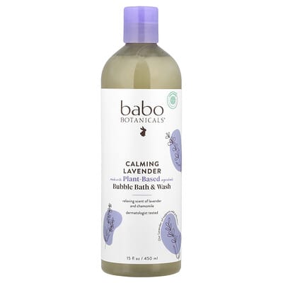 Bubble Bath & Wash, Calming Lavender, 15 fl oz (450 ml)
