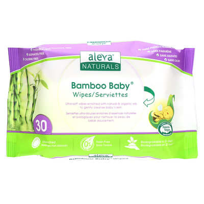 Bamboo Baby® салфетки, 30 штук