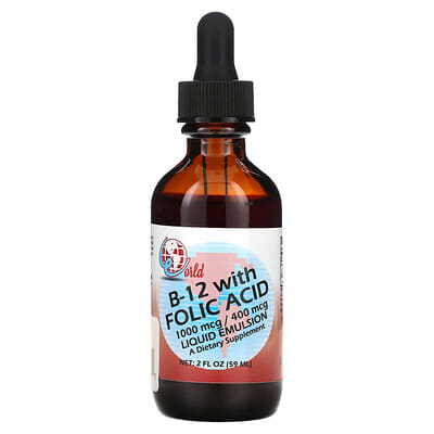 B -12 With Folic Acid, 2 fl oz (59 ml)