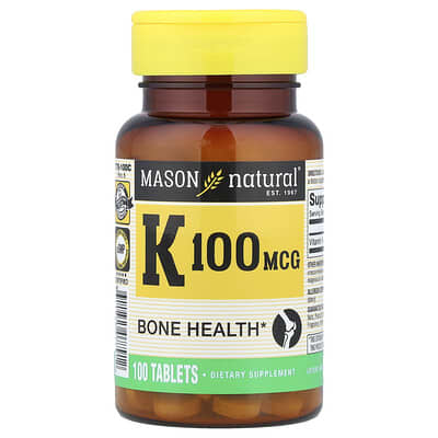 Vitamin K, 100 mcg, 100 Tablets