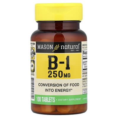 Витамин B-1, 250 mg, 100 таблеток