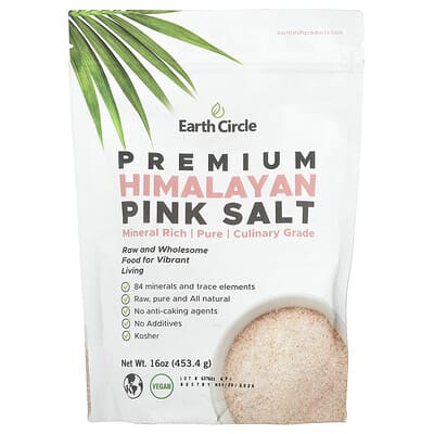 Premium Himalayan Pink Salt, 16 oz (453.4 g)