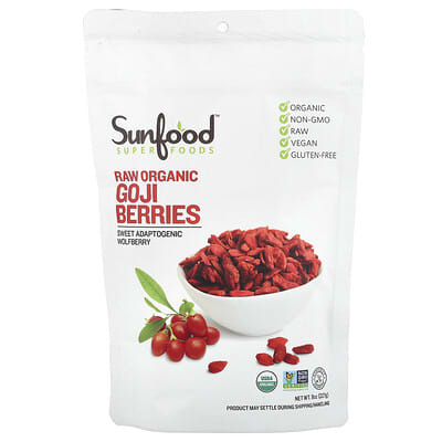 Raw Organic Goji Berries, 8 oz (227 g)