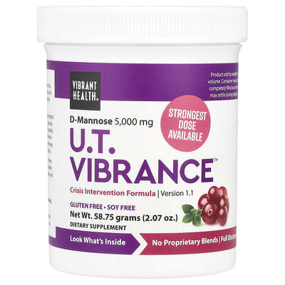 U.T. Vibrance™, D-Mannose Version 1.1, 58.75 g