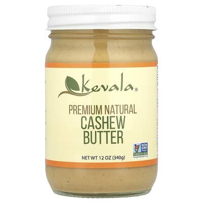 Premium Natural Cashew Butter, 12 oz (340 g)