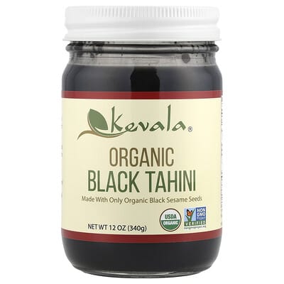 Organic Black Tahini, 12 oz (340 g)