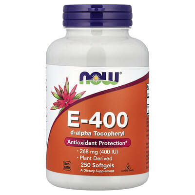 E-400, 268 mg (400 IU), 250 мягких капсул