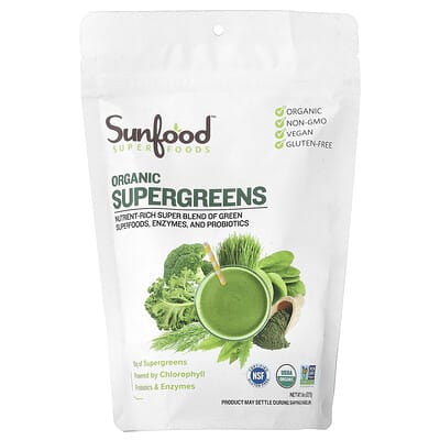 Organic Supergreens, 8 oz (227 g)