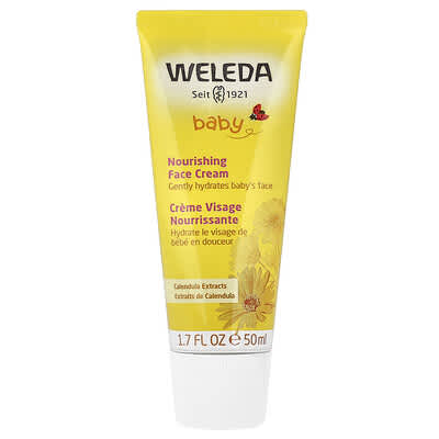 Baby, Nourishing Face Cream, Calendula Extracts, 1.7 fl oz (50 ml)
