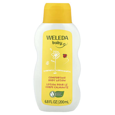 Weleda успокаивающий лосьон для тела для детей, 6.8 fl oz (200 ml)
