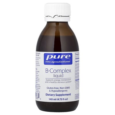 Жидкий комплекс витаминов B, 4.73 fl oz (140 ml)