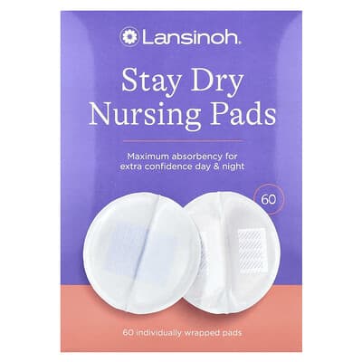 Stay Dry Nursing Pads, 60 Individually Wrapped Pads