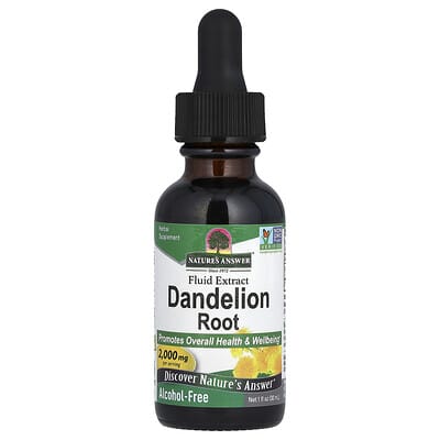 Fluid Extract, Dandelion Root, Alcohol Free, 1 fl oz (30 ml)