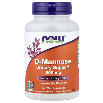 D-Mannose, 500 mg, 120 вегетарианских капсул