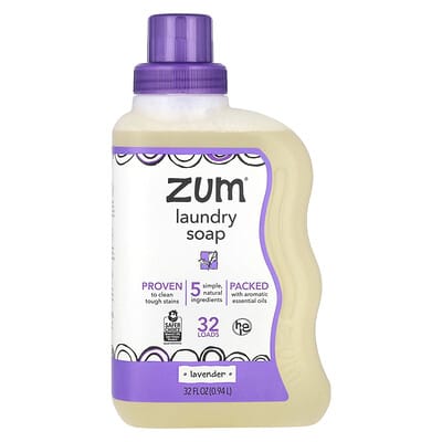 Средство для стирки, лаванда, 32 fl oz (0.94 l)