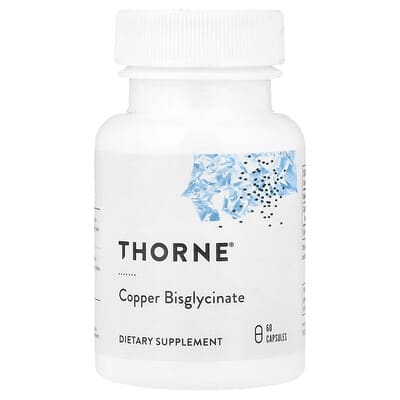 Copper Bisglycinate, 60 Capsules (2 mg per Capsule)