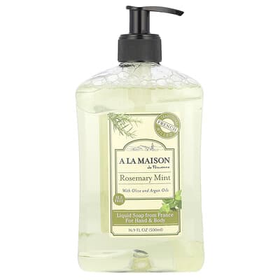 Жидкое мыло для рук и тела, Rosemary Mint, 16.9 fl oz (500 ml)