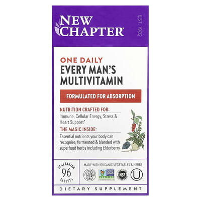 One Daily Every Man's™ мультивитамины, 96 вегетарианских таблеток