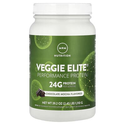 Veggie Elite®, Performance Protein, Chocolate Mocha, 2.45 lb (1,110 g)
