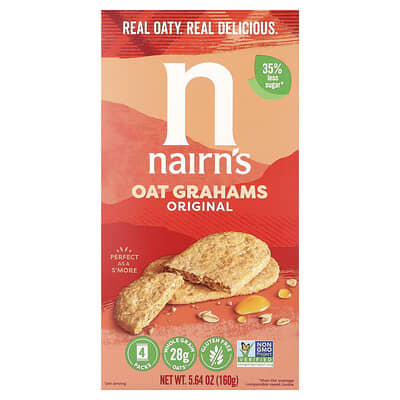 Oat Grahams, Original, 4 Packs, 5.64 oz (160 g)